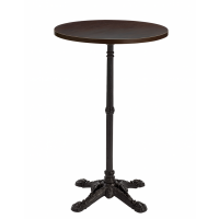       Bistro High Bar Table Dark Oak Round