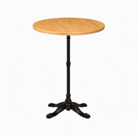       Bistro High Bar Table Oak Round