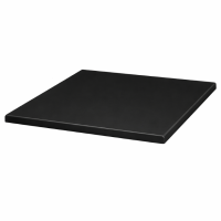     Werzalit Table Top Black 600mm Square