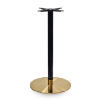Cava Black & Gold Poseur Height Table Base Round Large