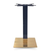 Cava Black & Gold Dining Height Table Base Square