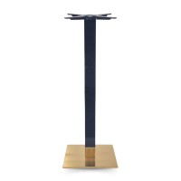 Cava Black & Gold Poseur Height Table Base Square