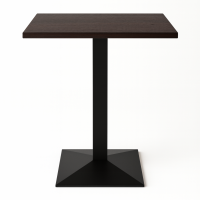     Pyramid High Bar Table Dark Oak Top Square
