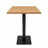            High Bar Table Oak Square