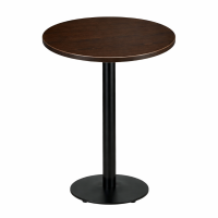                High Bar Table Dark Oak Round