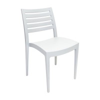      Polypropylene Fresco Stacking Chair White