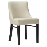             Merrion Side Chair Ivory / Wenge