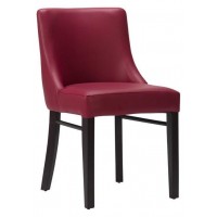             Merrion Side Chair Wine / Wenge