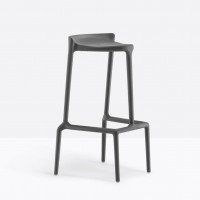          Pedrali Happy Stool 490 Anthracite Grey
