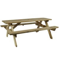 Picnic Bench 6 Seater
