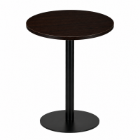                High Bar Table Dark Oak Round