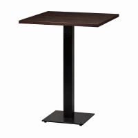             High Bar Table Dark Oak Square