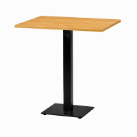            High Bar Table Oak Square