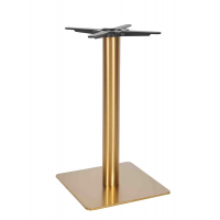       Vintage Brass Square Dining Height Table Base