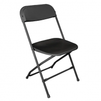      Bolero PP Folding Chairs Black (Pack of 10)