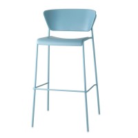      SCAB design Lisa Technopolymer Stool Light Blue