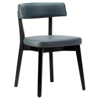             Nico Side Chair - Iron Grey / Black Frame