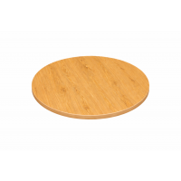       Laminate Table Top Oak 600mm Round