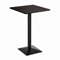     Pyramid High Bar Table Dark Oak Top Square