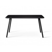  Rio Black Aluminium Table 1400 x 800mm