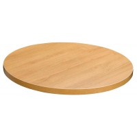   Laminate Table Top Oak Round 600mm