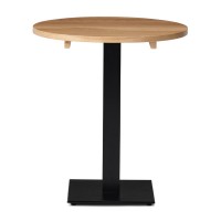     Solid Wood Oak Dining Table Round 700mm