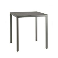 Summer Galvanized steel table Anthracite 800 x 800mm