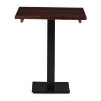     Solid Wood Walnut Dining Table Square 700 x 700mm