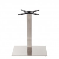 Stainless Steel Dining Height Table Base Rectangular