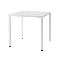 Summer Galvanized Steel Table White 700 x 700mm