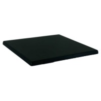  Werzalit Table Top Black Square 600mm