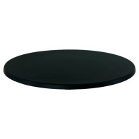   Werzalit Table Top Black Round 600mm