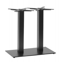         Cast Iron Slimline Dining Height Table Base Twin