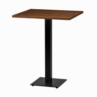           High Bar Table Walnut Square