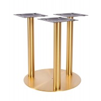 Vintage Brass Dining Height Table Base Round XL