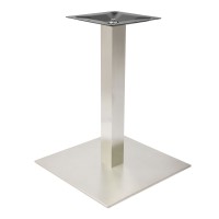 Stainless Steel Large Square Dining Table Base