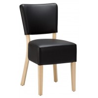   Alto FB Side Chair - Black / Light Beech