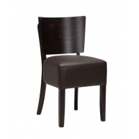   Classic Restaurant Wood Back Chair Brown