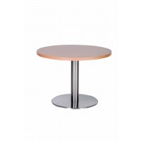 Stainless Steel Coffee Table Beech - Height 445mm