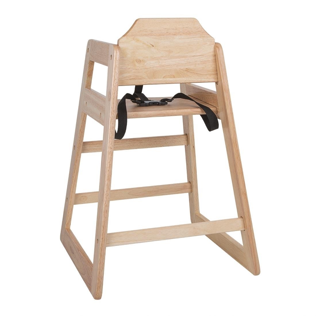 Bolero Wooden Highchair Natural Finish-20619