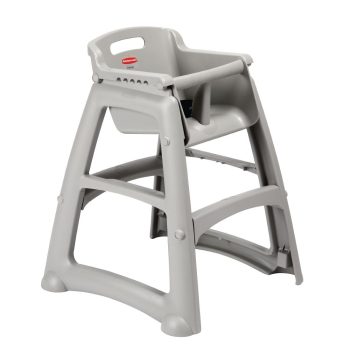 Rubbermaid Sturdy Stacking High Chair Platinum-0