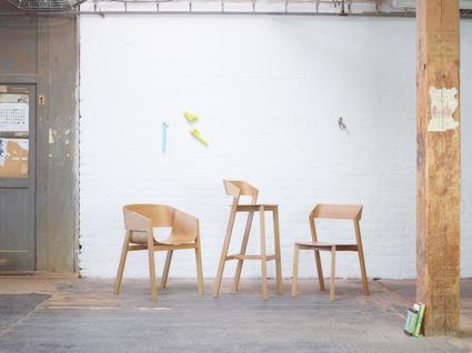 Ton Barstool Merano Solid Oak-12257