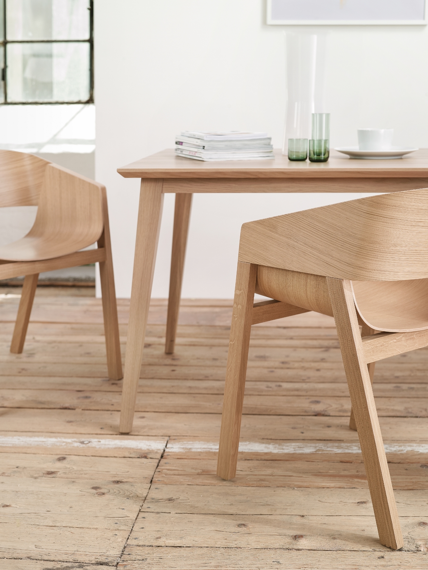 Ton Merano Armchair Solid Oak-16199