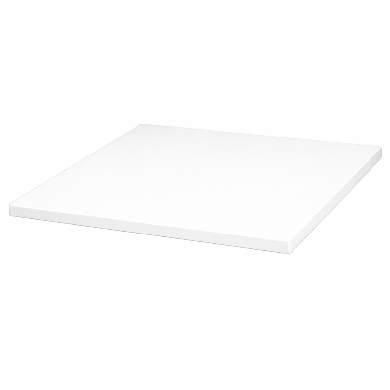 Werzalit Table Top White Square 600mm-0