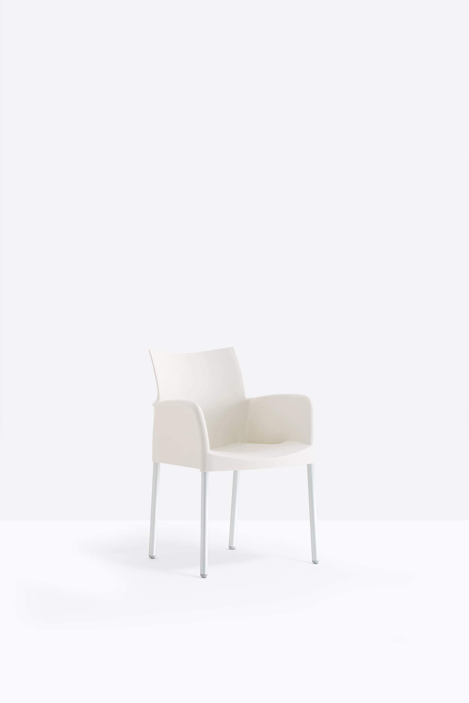 Pedrali Ice 850 Armchair White-18299