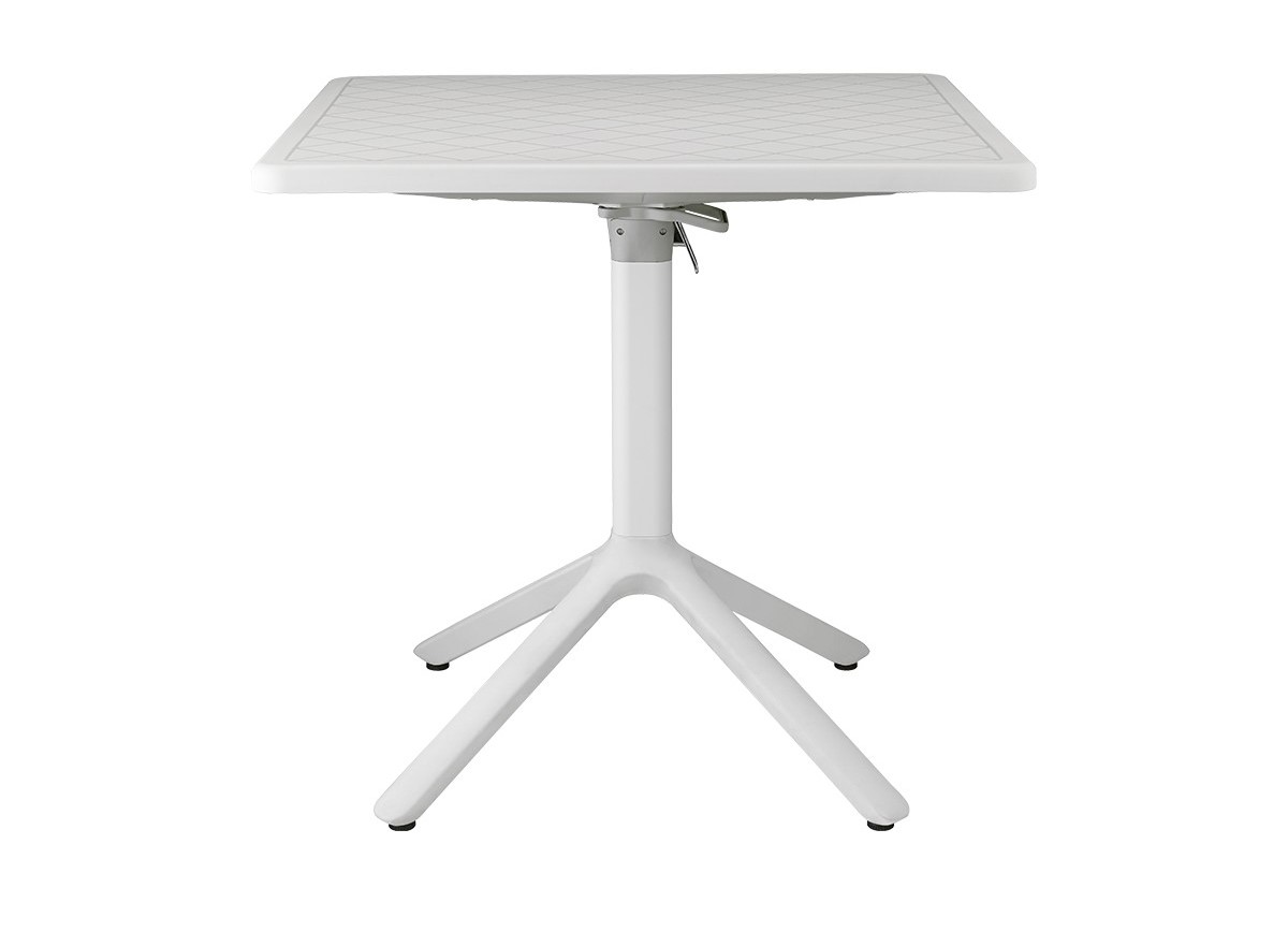 700 x 700mm Square Eco folding table White