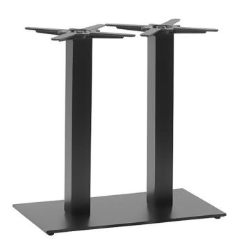 Cast Iron Slimline Dining Height Table Base Twin-0