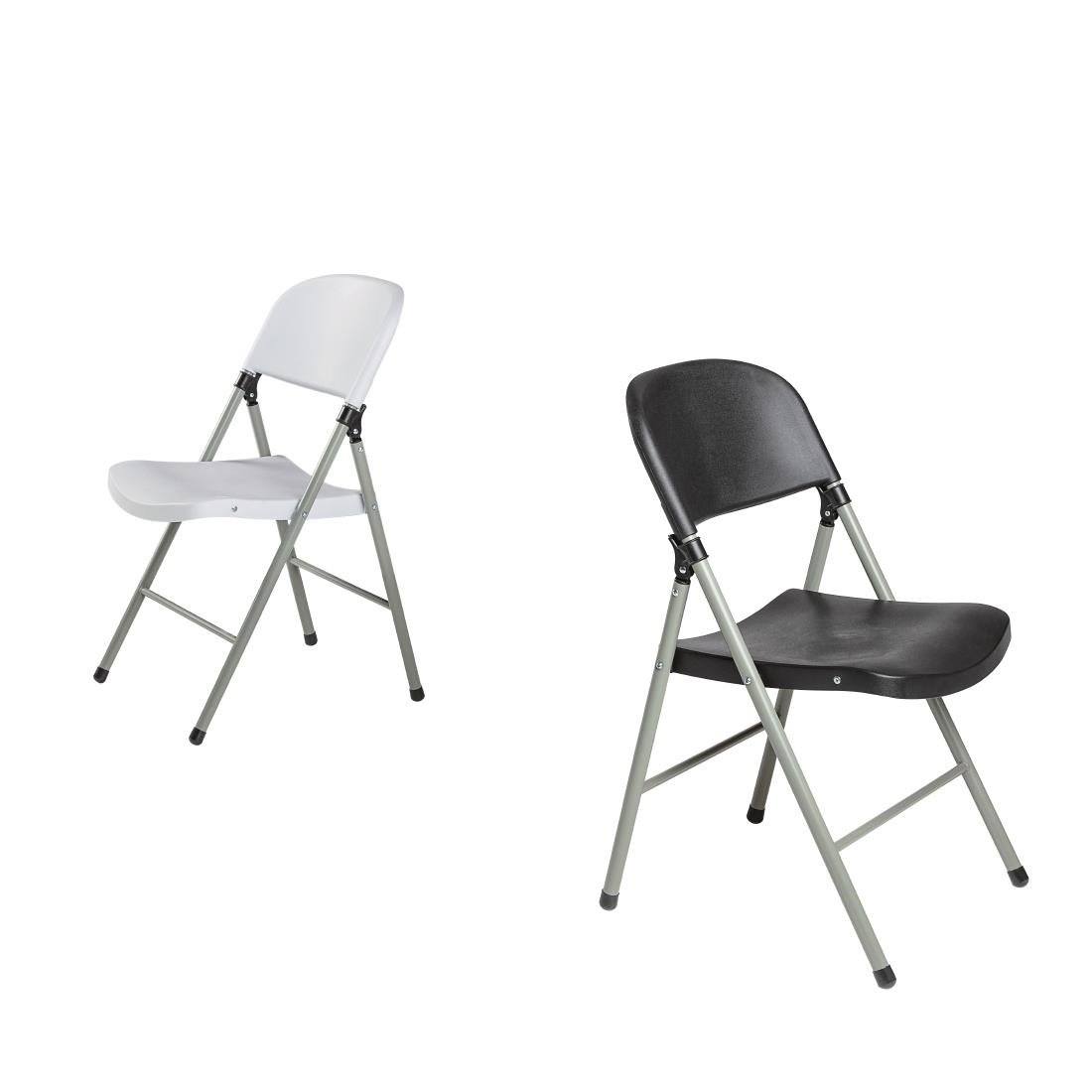Foldaway Utility Chairs Black -20635