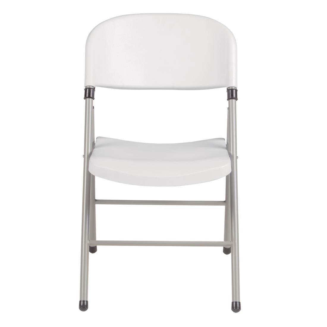 Foldaway Utility Chairs White -20631