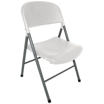 Foldaway Utility Chairs White -0